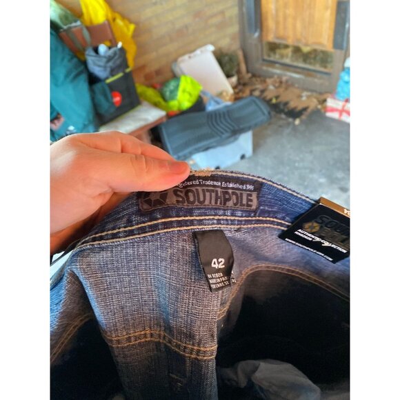 Vintage Y2K Southpole Baggy Skater Grunge Jeans VTG Mens Size 42 NWT Hip Hop - Picture 5 of 10